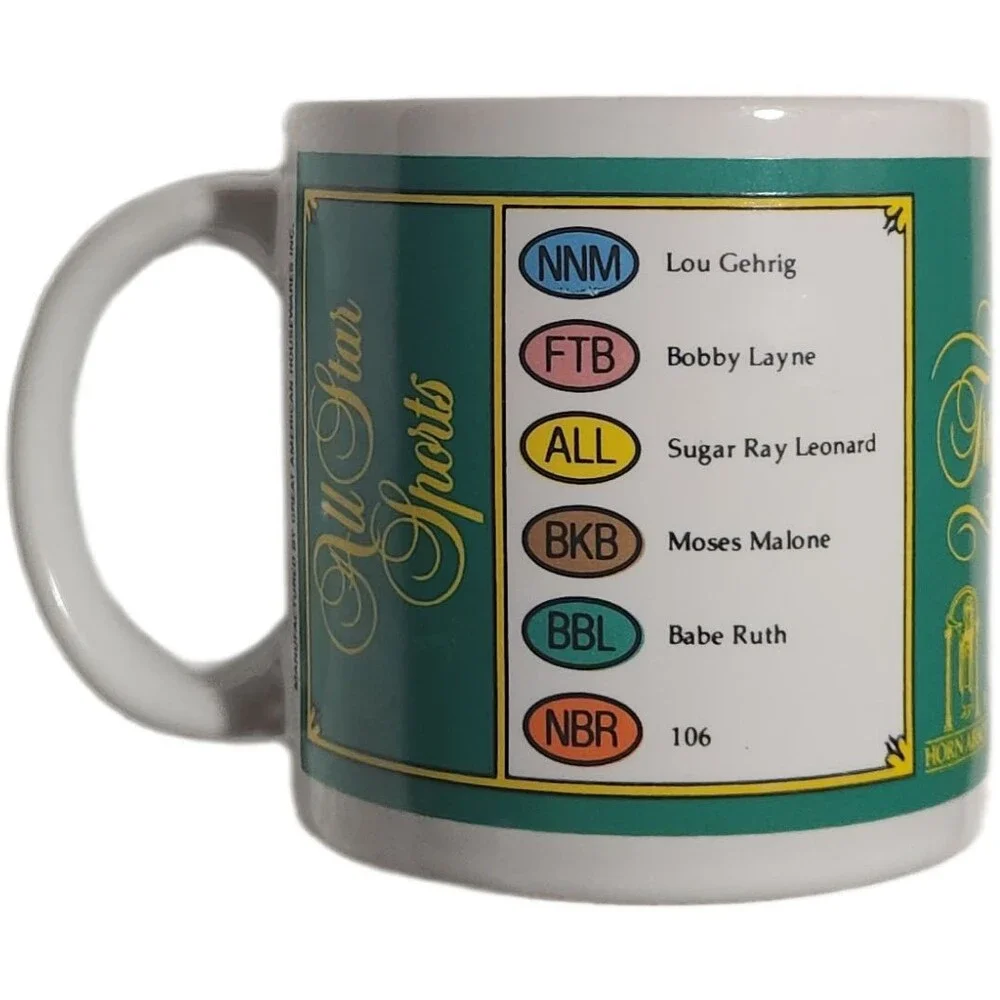 Trivial Pursuit Sports Game Coffee Mug 1983 Vintage Never Used